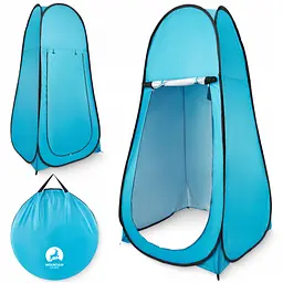 Намет туалет-душ, переодягальня Mountain Goat Pop-Up 200 x 110 x 110 см саморозкладний Sky Blue (P-5905973401456) - мініатюра 2