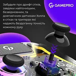 Геймпад GPS13T Transparent GamePro teh0020798 - мініатюра 4