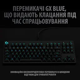Клавіатура Logitech G PRO USB Black (920-009392) - мініатюра 3