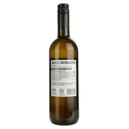 Вино Sole Dorato Trebbiano IGP Rubicone біле сухе 0.75 л - мініатюра 2