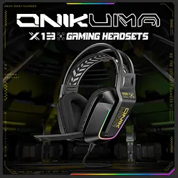 Навушники Onikuma X13 Black - мініатюра 7