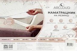 Наматрацник ArCloud на гумках бязь стьобаний 160*200 - мініатюра 4
