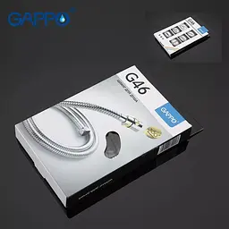 Душовий шланг, 1500 мм хром Gappo G46, Хром - мініатюра 4