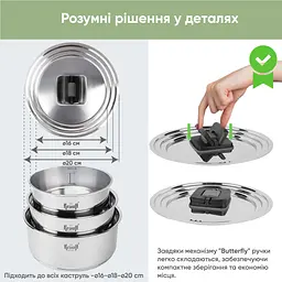 Набір посуду Krauff Genius Chef 6 предметів (26-303-015) - мініатюра 34