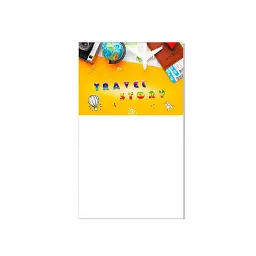 БЛОКНОТ НА МАГНІТІ "TRAVEL STORY / ВІДПУСТКА" JUMBI (KT30072104) - мініатюра 1