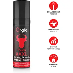 Крем для ерекції Orgie Touro XXXL Power Cream, 15 мл - мініатюра 3