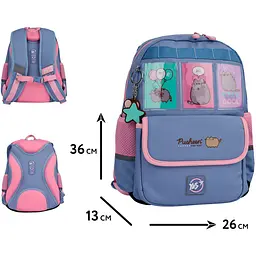 Рюкзак шкільний Yes S-104 Pusheen Stay Cool (559834) - мініатюра 6