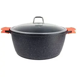 Каструля Bohmann BH 7350-20 MRB 20 см 2.2л подвійне дно мармурове покриття