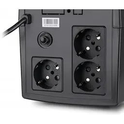 Пристрій безперебійного живлення Vinga LED 1200VA plastic case (VPE-1200P) - мініатюра 5