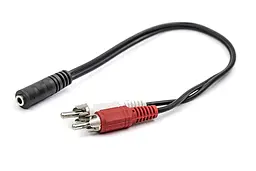 Аудіо перехідник PowerPlant 3.5 мм female - 2xRCA male