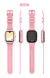 Смарт годинник-телефон дитячі Wonlex KT31 4G з камерою WI-FI GPS SIM-картою Pink (16996) - мініатюра 8