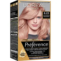 Фарба для волосся L'Oréal Paris Preference, відтінок 8.23 (Рожеве золото), 174 мл (A9523200)