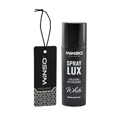 Ароматизатор в інд. упаковці Winso Spray Lux Exclusive plus Card - White(539630)