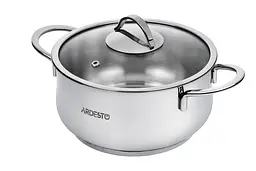 Каструля Ardesto зі скляною кришкою Black Mars 4.3л нержавіюча сталь kuh0014693 - мініатюра 2