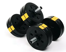 Гантелі розбірні Besport PowerPro 2х11кг - мініатюра 2