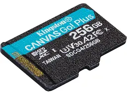 Карта пам'яті Kingston microSD C10 UHS-I U3 A2 V30 256 GB (SDCG4/256GBSP) - мініатюра 2