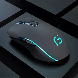 Мишка бездротова ігрова Gamousе X9 з акумулятором та підсвіткою Black - мініатюра 3