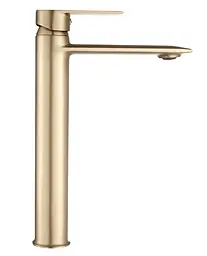 Змішувач для умивальника Rea Veneta високий brushed gold REA-B3009 - мініатюра 2