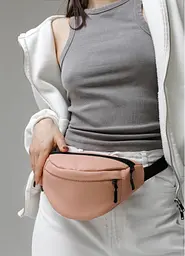 Поясна сумка бананка Sambag Urban SKH пудра 24 х 15 х 8 см (85151006) - мініатюра 8