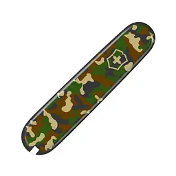 Накладка на ніж Victorinox 91мм камуфляжний передня з лого (Va+)