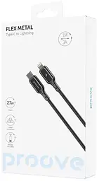 Кабель Proove Flex Metal Type-C to Lightning 27W (1m) black (CCFM27002101) - мініатюра 6