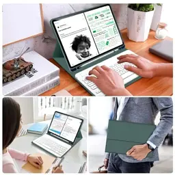 Чохол до планшета BeCover with keyboard Apple iPad Mini 7 2024 Dark Green (712993) - мініатюра 7