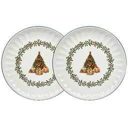 Набір тарілок Lefard Santa's Gift 28 см 2 шт. (989-002)
