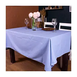 Скатертина MirSon Рогожа №206 Blue 130x260 см (2200006737971)