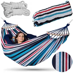 Гамак подвійний Kinderkraft Eden Curacao 260x150 см - мініатюра 2