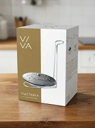 Підставка для кухонних приборів скло Viva Drop 16 см (SPR45-U214) - мініатюра 4