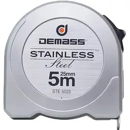 Рулетка вимірювальна Demass Stainless Steel 5 м (STE 5025) - мініатюра 3