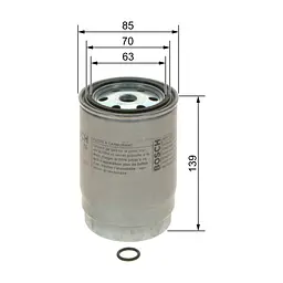 Фільтр паливний Bosch F026402255 - мініатюра 3