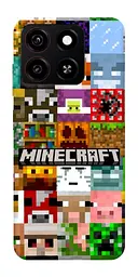 Чохол Demsky Minecraft collage для ZTE Blade A35 4G