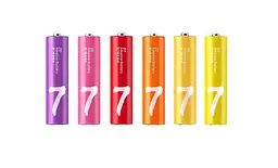 Набір батарейок AAA ZMI Rainbow 40pcs AA740 мініпальчикових 40 штук - мініатюра 4