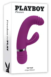 Вібратор Playboy Pleasure Tap That 16.5 см (фіолетовий) - мініатюра 21