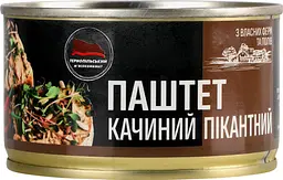 Паштет Тернопільський МК Пікантний качиний 225 г (963074) - мініатюра 7