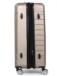 Валіза велика L ABS-пластик Madisson Snowball 03403 78х52х32см 103+17л Шампань - мініатюра 7