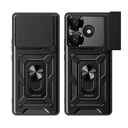 Чохол накладка з кільцем Armor Guard Shield Xiaomi Poco F6 Pro 5G / Redmi K70 5G / K70 Pro 5G Black (35021_3344794) - мініатюра 4