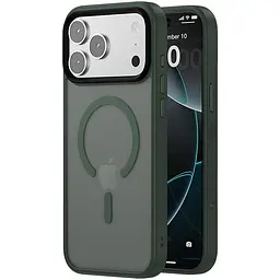 Чохол Ummi Colorful with MagSafe для Apple iPhone 17 Pro Max (6.9) Зелений / Dark Green