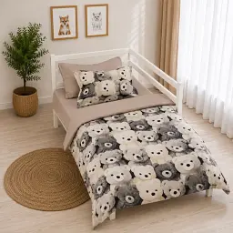 Комплект постільної білизни Ranforce Elite MirSon Teddy Cloud 110 x 140 см (2200013686637)