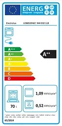 Духова шафа Electrolux  електрична 70 л, А++, пара, дисплей, конвекція, ф-ція пароварки, чорний - мініатюра 7