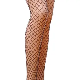 Колготки в сітку без виділених трусиків Passion TI019 nero 1/2 (fishnet) - мініатюра 2