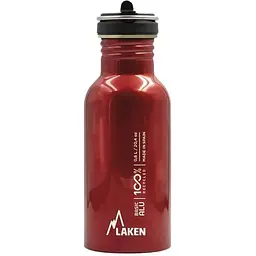 Пляшка для води Laken Basic Alu Bottle 0.6 L Red (1004-BAF60-R)