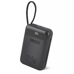 Портативний акумулятор Brevia 20000mAh 22.5W Type-C+Lightning зовнішня батарея - мініатюра 8