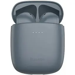 Навушники бездротові Baseus Encok W04 Pro з бездротовою зарядкою чорні NGW04P-01 - мініатюра 7