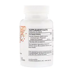 Трави Thorne Research Кверцетин фітосоми, Quercetin Phytosome, 60 капсул (THR-00435) - мініатюра 2