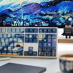 Набір кейкапів Varmilo 130Keys Van Gogh Cherry Profile Keycap Set (130K-110FA-R-V) - мініатюра 7
