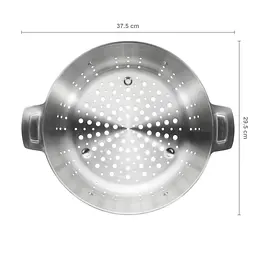 Сталевий кошик/пароварка для гриля Fiskars Norden (1066431) - мініатюра 5