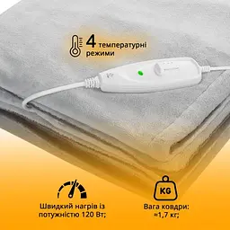 Ковдра з підігрівом Medisana HDW - мініатюра 8