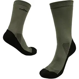 Шкарпетки Tribe Trekking 38-40 Black/Olive (1042-T-KB-0010-black-38-40)